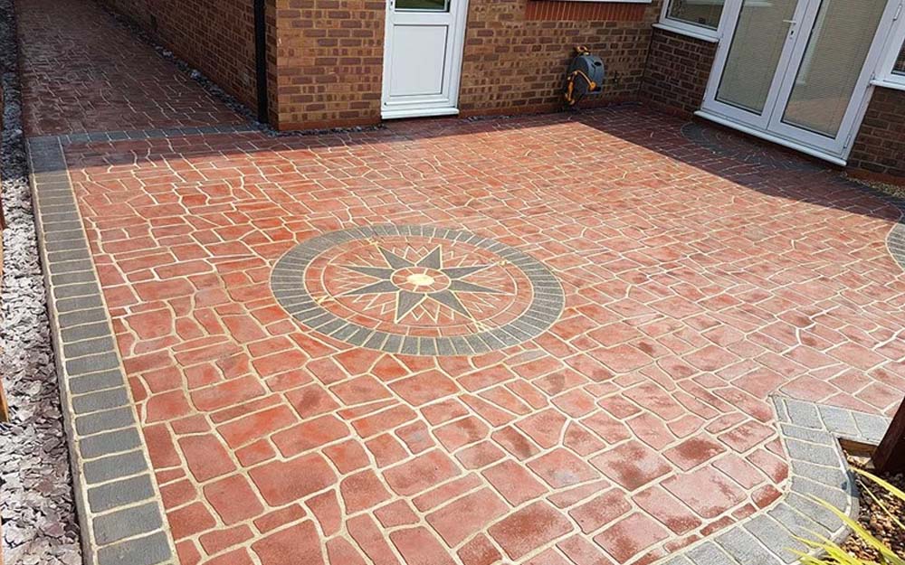 stencil pattern concrete